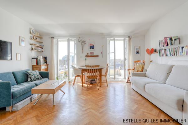 Versailles (78000) VERSAILLES NOTRE-DAME ERMITAGE : vue exceptionnelle, appt 2 pièces 50 m² env, ascenseur, balcon, parking, cave