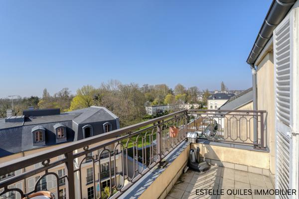 Versailles (78000) VERSAILLES NOTRE-DAME ERMITAGE : vue exceptionnelle, appt 2 pièces 50 m² env, ascenseur, balcon, parking, cave