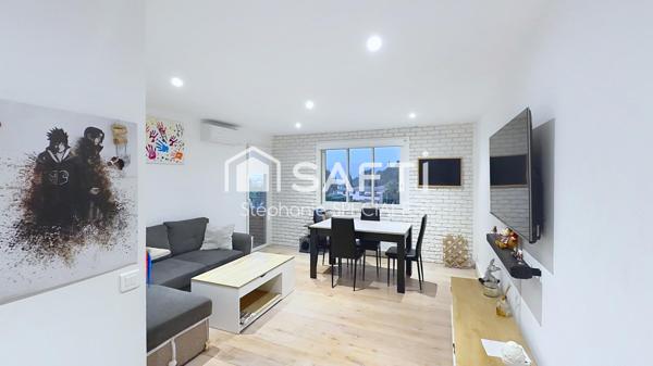 Le Cannet – Lumineux 3 pièces avec terrasse, vue dégagée et parking privé