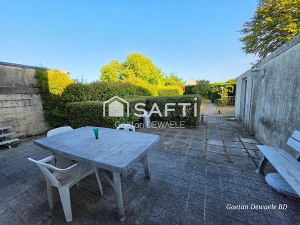 Maison 3 chambres, jardin et garage