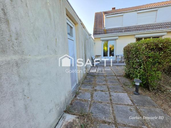 Maison 3 chambres, jardin et garage