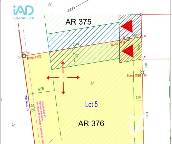 Terrain à vendre 639 m² Voiron