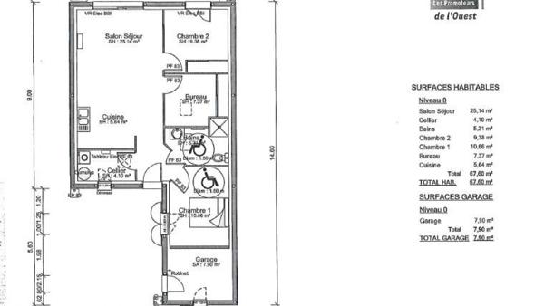Vente maison Lagord, 67m² 4 pièces 304 500 €