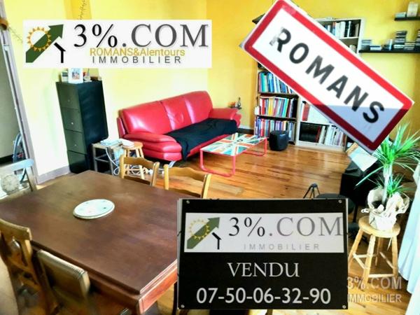 T3 de 64m2 + Balcon + Cave_ROMANS/ISERE(26) Romans-sur-Isère (26100)
