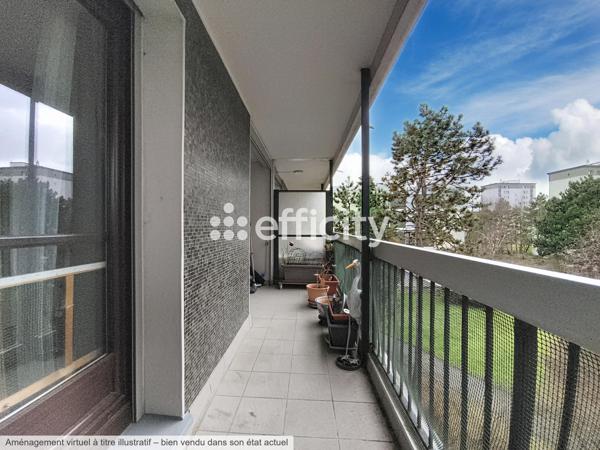 Appartement 2 pièces - 53 m² Exclusivité efficity