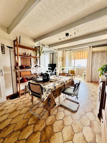 GRAND  APPARTEMENT T4 TRAVERSANT - RESIDENCE CALME - IDEAL FAMILLE !