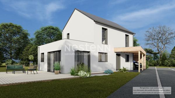 Terrain à bâtir en coeur de ville à Etables sur mer 225 m2