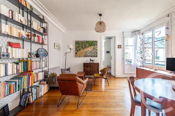 Appartement F3 à vendre  3 pièces - 55,80 m2 PARIS - 75017