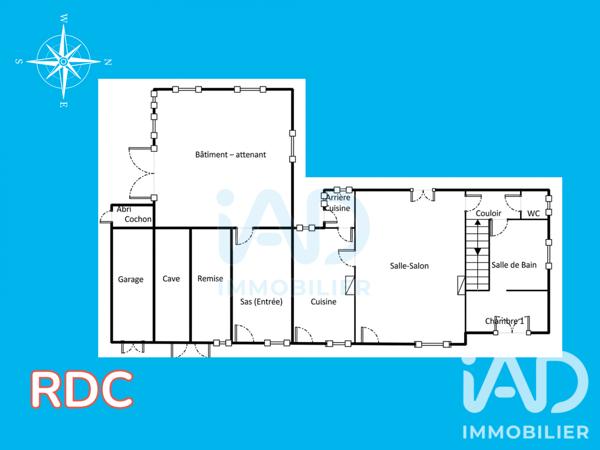 Maison à vendre 6 pièces 126 m² Saint-Ouen-sur-Iton