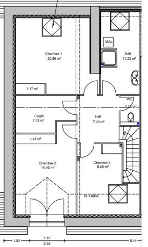 T5 et plus Évette-Salbert 130 m²
