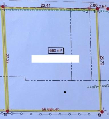 Terrain - 660 m²