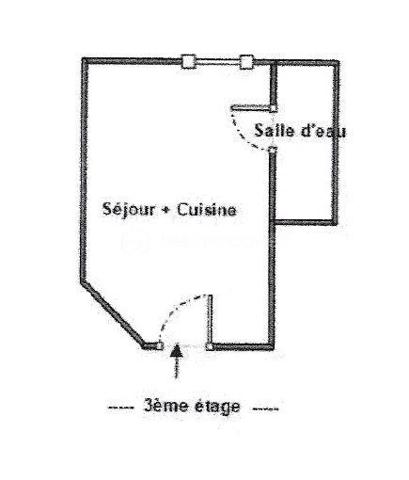 Studette de 15,84 m²