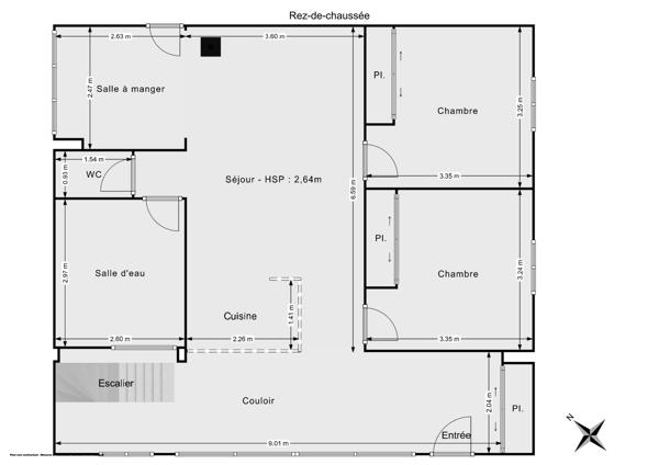 Maison basque 83 m² - 2 chambres + combles - Jardin - DPE C