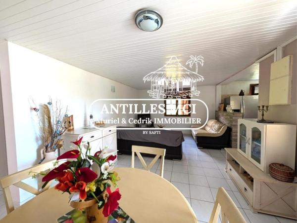 Villa créole rare calme avec rendement immédiat