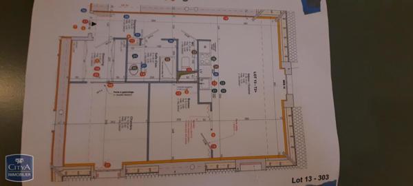 Appartement à louer 2 pièces 61.7m²