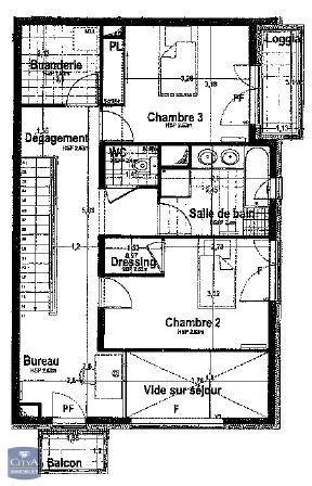 Appartement à louer 4 pièces 120.5m² Meaux (77100)