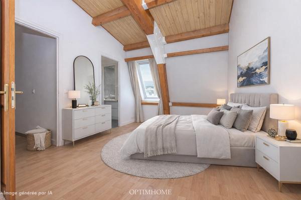 Appartement duplex 4 pièces – 74 m² – Dernier étage –
