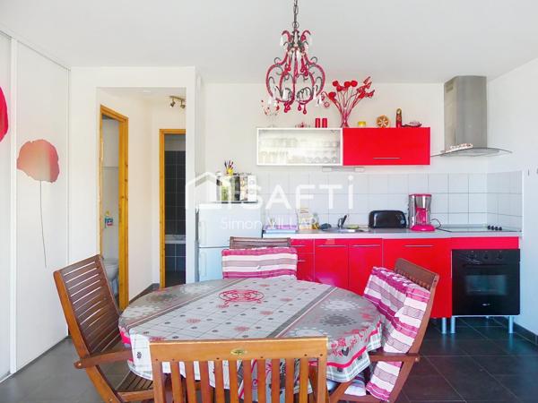 Appartement T2 au calme avec jardin et vue dégagée