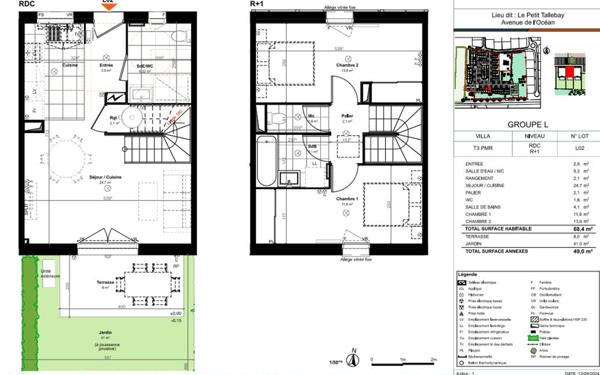 Maison à vendre    3 pièces •  Saint-Paul-lès-Dax