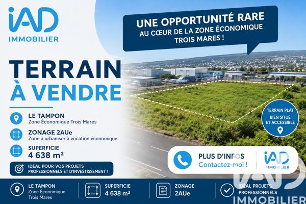 Terrain à vendre 6 812 m² Le Tampon