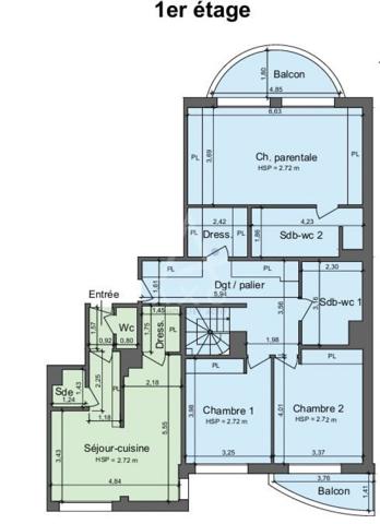 NEUILLY SUR SEINE - DUPLEX D'EXCEPTION AVEC TERRASSE ET PARKING (4/5 CHAMBRES)