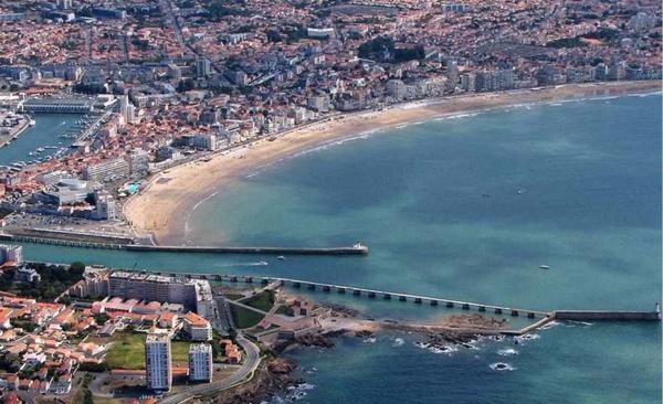 Les Sables-d'Olonne (85100) Appartement T2 Vue Mer de 43 m², 1 chambre. Ascenseur, cave privative, local vélos - Résidence sécurisée - Pal