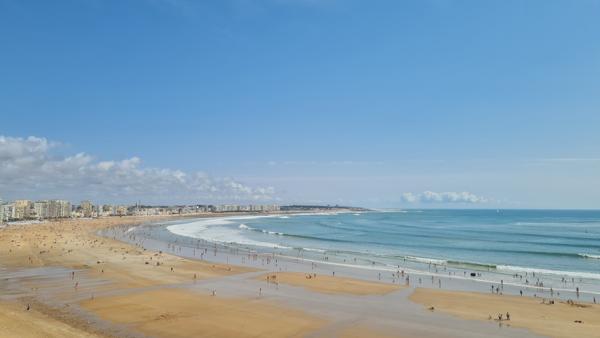 Les Sables-d'Olonne (85100) Appartement T2 Vue Mer de 43 m², 1 chambre. Ascenseur, cave privative, local vélos - Résidence sécurisée - Pal