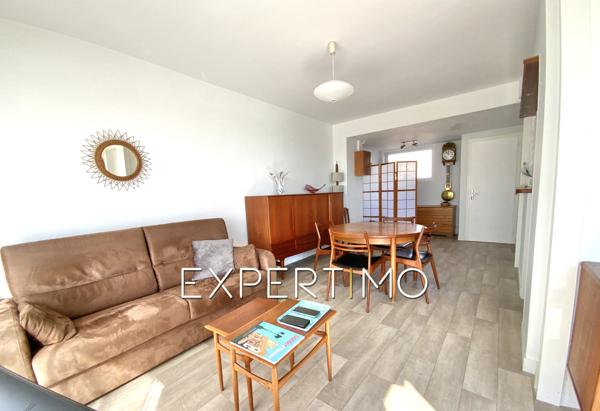 Les Sables-d'Olonne (85100) Appartement T2 Vue Mer de 43 m², 1 chambre. Ascenseur, cave privative, local vélos - Résidence sécurisée - Pal