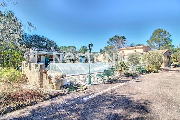 À Vendre ! Propriété au Calme à Lorgues 174m² sur un terrain de 6400m² clos