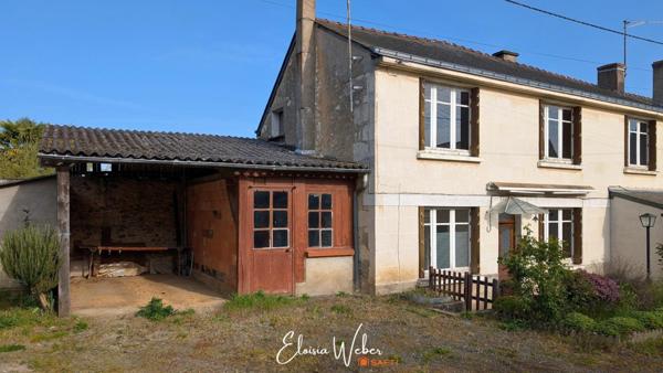Charmante et lumineuse maison de bourg en impasse.