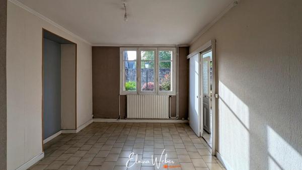 Charmante et lumineuse maison de bourg en impasse.