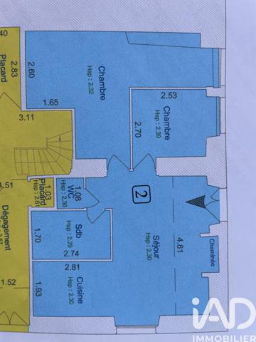 Appartement à vendre 3 pièces 51 m² Sarlat-la-Canéda