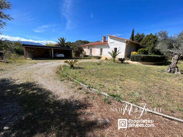 Argelès-sur-Mer, propriété d'e 254 m2 sur une parcelle de 11000m2