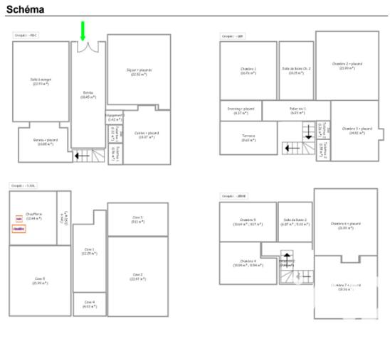 Maison à vendre 14 pièces 241 m² Grenoble