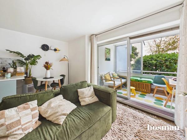 Appartement 3 pièces de 47m² avec balcon et terrasse - Rue Lecourbe, Paris