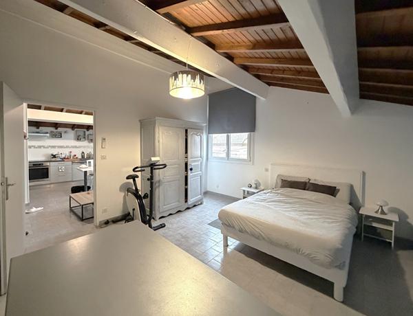 BON ENCONTRE - Ensemble immobilier comprenant un appartement type Loft de 254 m² dont 49 m² loué meublé avec accès indépendant et dépendance de 63 m² aménageable.
