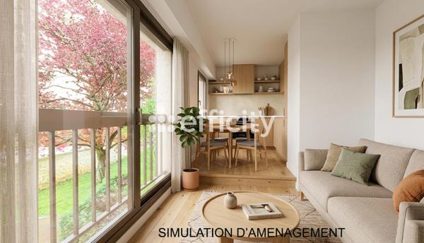 Appartement 1 pièce - 17 m²