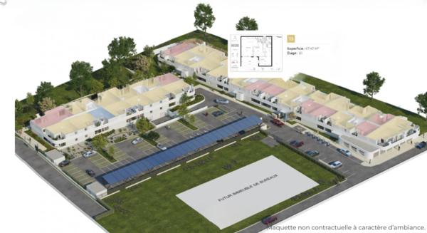 Élégant T3 de plus de 67 m² avec loggia. Prestations de qualité dans un environnement résidentiel prisé et paisible à Béziers