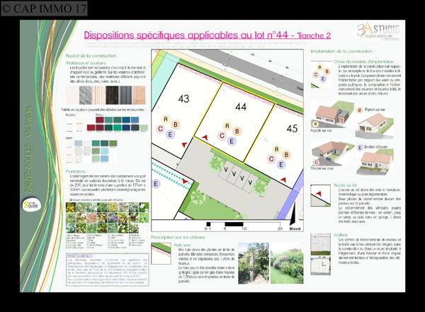 Terrain de 309 m² en vente à CDA LA ROCHELLE