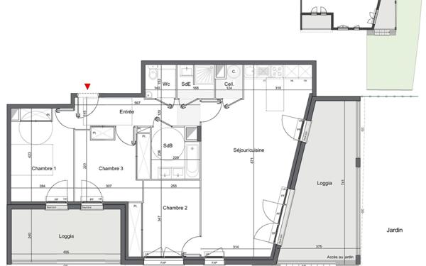 Appartement à vendre    4 pièces • 84,68 m2 Mérignac