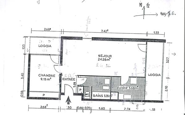 Appartement à vendre    2 pièces • 48,81 m2 Antony