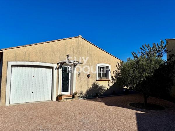 10 min Nord-Est - Villa plain pied 3 chambres, piscine sur terrain 600 m²