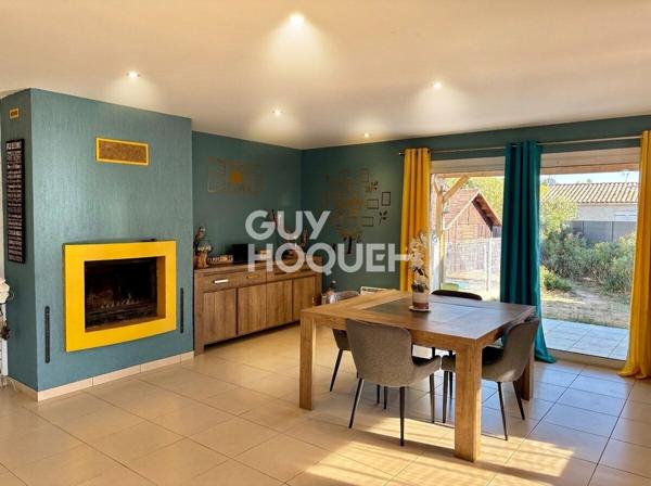 10 min Nord-Est - Villa plain pied 3 chambres, piscine sur terrain 600 m²