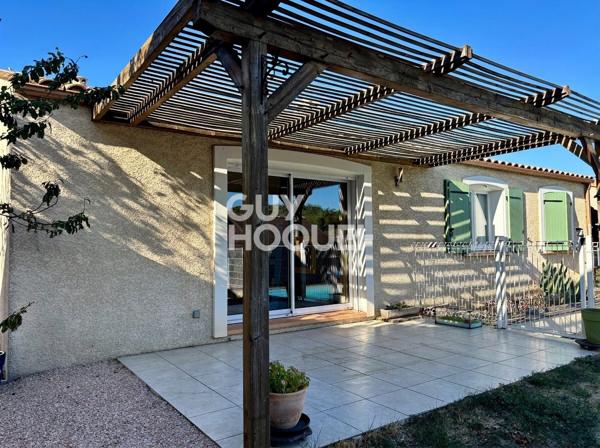10 min Nord-Est - Villa plain pied 3 chambres, piscine sur terrain 600 m²