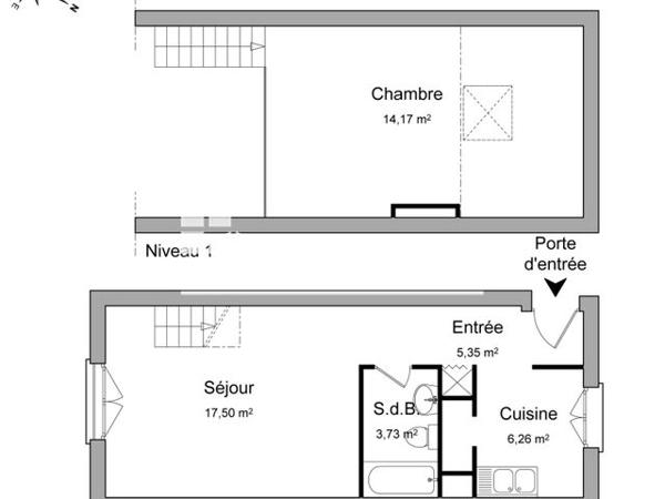 Location Appartement 2 pièces 47.01 m² - 104 AVENUE DU GAL DE GAULLE Pontault Combault 77340