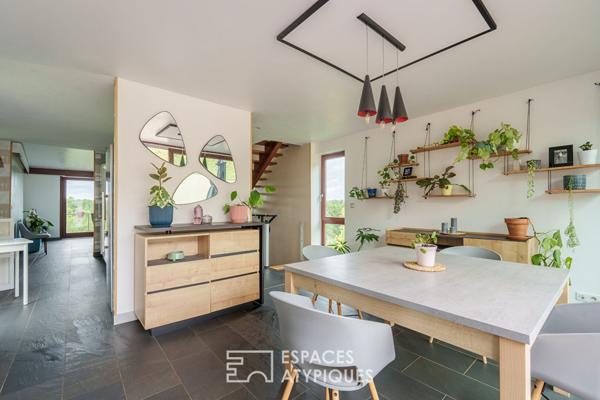 Maison d’architecte contemporaine avec vue sur la Moselle