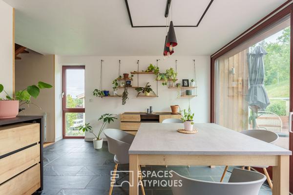 Maison d’architecte contemporaine avec vue sur la Moselle