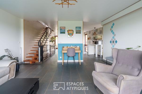 Maison d’architecte contemporaine avec vue sur la Moselle