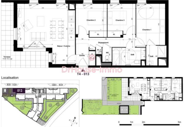 Appartement à vendre 4 pièces de 80 m²