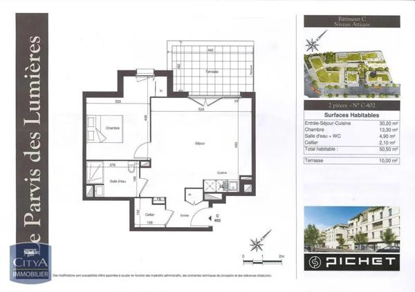 Appartement à louer 2 pièces 50.5m² Chartres (28000)